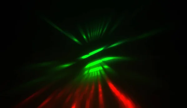 Partículas Luz Movimiento Creando Una Explosión Rayos Multicolores Brillantes Sobre —  Fotos de Stock