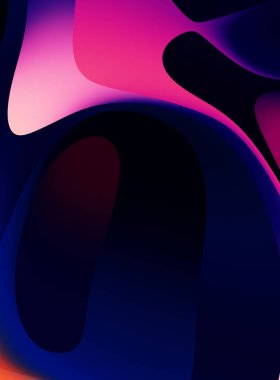 sıvı soyut arkaplan ve renkli gradyan. Modern hareketin 2d illüstrasyonu.