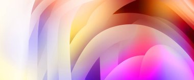 Renkli gradyan ile soyut arkaplan. Çizgili çizgili canlı duvar kâğıdı. Modern hareketin akışkan 2d çizimi.