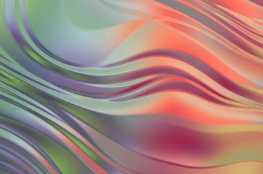 Soyut arkaplan. Renkli dalgalı tasarım duvar kâğıdı. Grafik illüstrasyon.