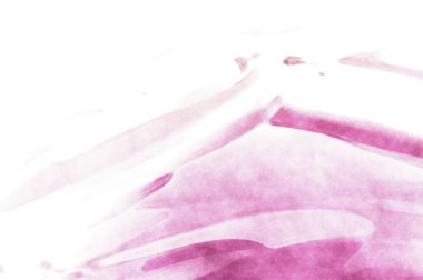 Beyaz arkaplanda soyut renkli suluboya. Dijital resim.