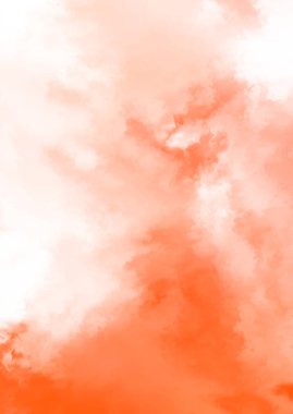 Beyaz arkaplanda soyut renkli suluboya. Dijital resim.