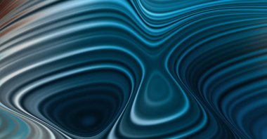 Kavisli çizgileri olan soyut bir arkaplan. Soyut ve gradyan renkte renkli çizimler. Çizgili desenli canlı dalga deseni.