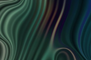 Kavisli çizgileri olan soyut bir arkaplan. Soyut ve gradyan renkte renkli çizimler. Çizgili desenli canlı dalga deseni.