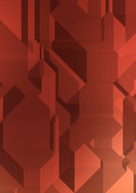 Çokgen arka plan. Geometrik tasarımlı renkli duvar kağıtları. Dijital 3d illüstrasyon.