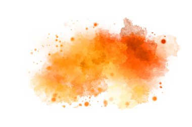 Suluboya arka planda lekeler ve lekelerle boyanmış. Fırça darbesi ile boyanmış. 2d Görüntü.