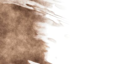 Beyaz arkaplanda soyut renkli suluboya. Dijital resim.