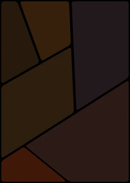 Siyah Boşluklu Renkli Bir Çizim Soyut Geometrik Desen Mozaik Arka — Stok fotoğraf
