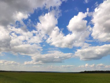   Skyline, alan ve gökyüzü