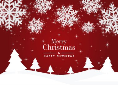 Tasarım, broşür, poster kartı, pankart ve duvar kağıdı için güzel lüks ve zarif Mutlu Noeller arkaplan şablonu.