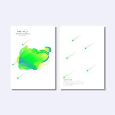 Soyut şekil kapağı tasarımı. Modern Sıvı Şekil Akışkan Elementleri Grafik Grafik Gradyan Vektörü Renkli ResimlerComment