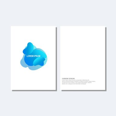 Soyut şekil kapağı tasarımı. Modern Sıvı Şekil Akışkan Elementleri Grafik Grafik Gradyan Vektörü Renkli ResimlerComment