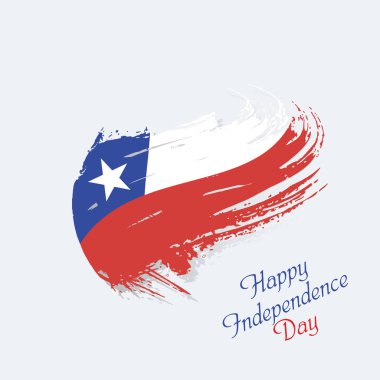 Happy chile independence day template design vector image design clipart