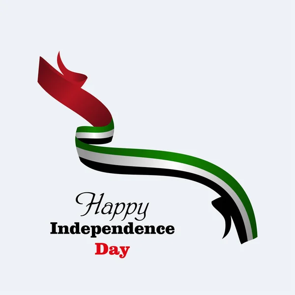 Happy United Arab Emirates Independence Day Vector Template Design Illusztráció — Stock Vector