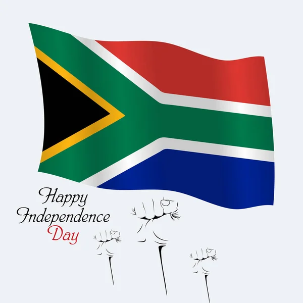 Happy South Africa Independence Day Vector Template Design Illustration — Stockový vektor