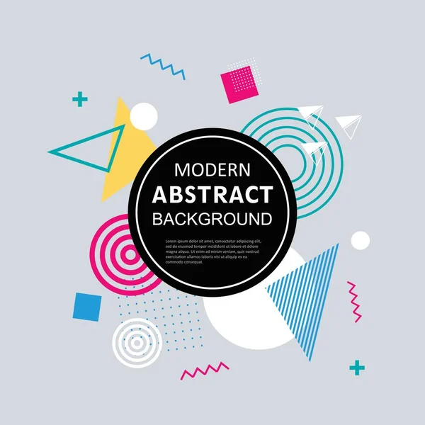 Abstract Geometrisch Patroon Kleurrijk Ontwerp Achtergrond Gebruik Voor Modern Ontwerp — Stockvector