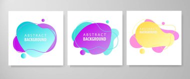 Dinamik soyut sıvı modayı renk derecelendirme arkaplanı