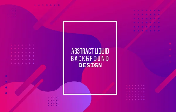 Modernes Abstraktes Flüssiges Plakatdesign Abstraktes Flüssiges Design Für Mobile Posterbanner — Stockvektor
