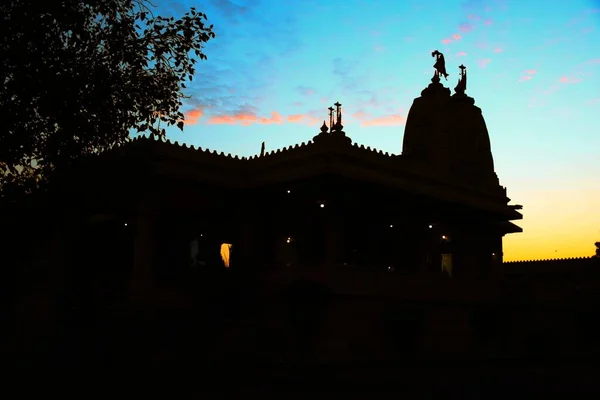 Templo Religião Hindu Índia Kutch Gujarat Sombra Templo — Fotografia de Stock