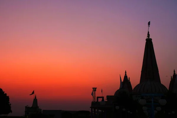 Templo Religião Hindu Índia Kutch Gujarat Sombra Templo — Fotografia de Stock
