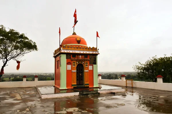 Hindu Vallás Temploma Indiában Kutchban Gujaratban Templom Árnyékában — Stock Fotó