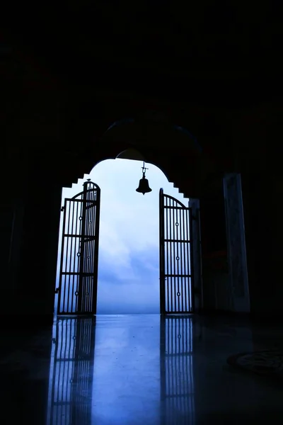 Świątynia Religii Hinduskiej Indiach Kutch Gudżarat Cień Świątyni — Zdjęcie stockowe