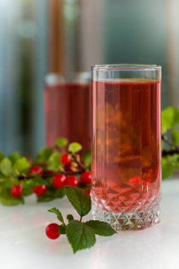 Kiraz içki ile cam