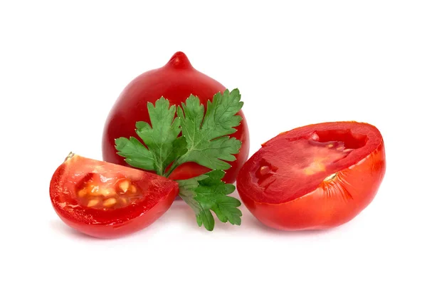 Röda mogna tomater — Stockfoto