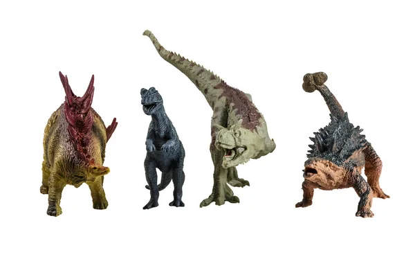 Spielzeugmodelle von Dinosauriern — Stockfoto