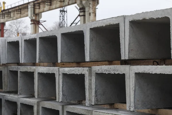 A vízelvezető beton termékek — Stock Fotó