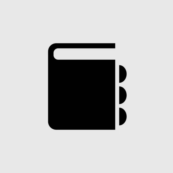 Kitap vektör simgesi. Mobil konsept ve web tasarımı için düz tabela. Kitap kabartma ikonu. Sembol, logo çizimi. Vektör grafikleri