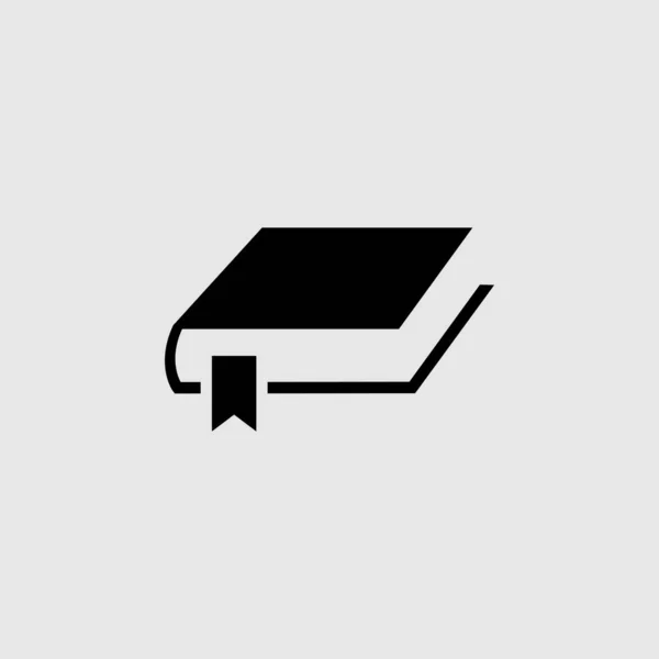 Иконка вектора книги. Заполненный плоский знак для мобильной концепции и веб d — стоковый вектор