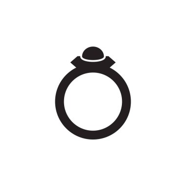 Halka vektör simgesi. Mobil konsept ve web için düz tabela