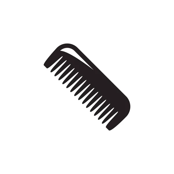 Comb vector icon. Filled flat sign for mobile concept and web de — Stock Vector