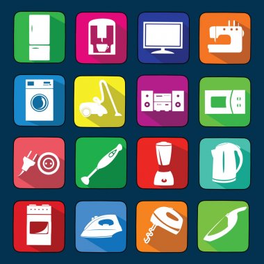 ev aletleri Icons set