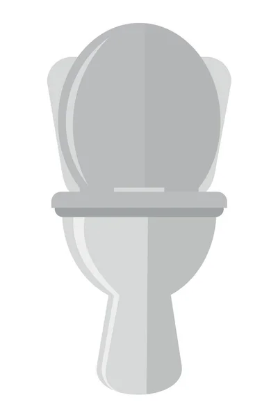 Toilet Vector Cartoon Illustratie Geïsoleerd Witte Achtergrond — Stockvector