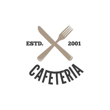 Restoran salonu tasarım öğesi Vintage tarzı logo, etiket, rozet ve diğer tasarım için.