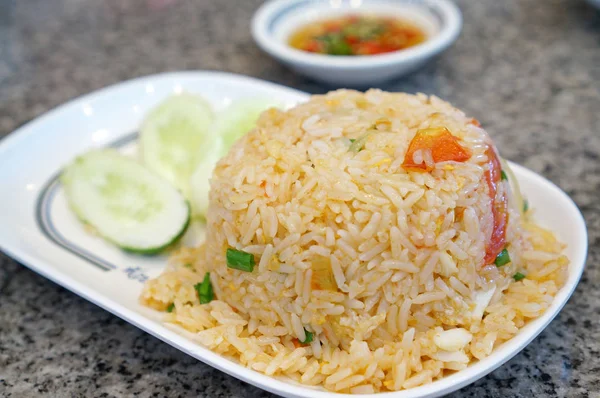 Fried Rice Chicken Thai Food — Stock Photo, Image