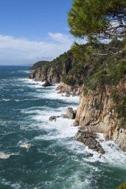 Tossa sahil del Mar, İspanya