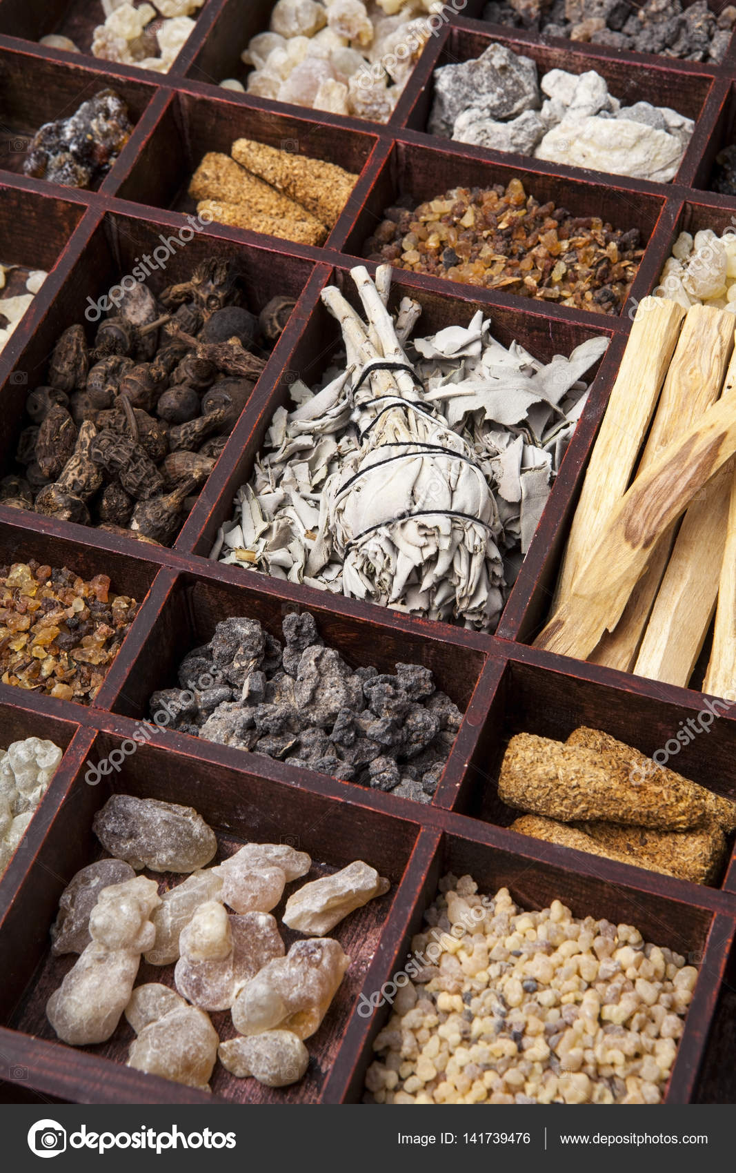 Various kinds of incense — Stock Photo © fotomem 141739476