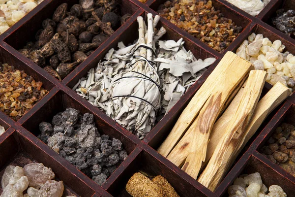 Various kinds of incense — Stock Photo, Image