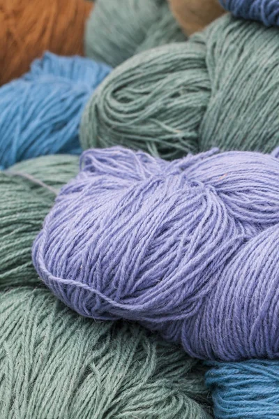 Handmade wool yarn — Stock Photo, Image