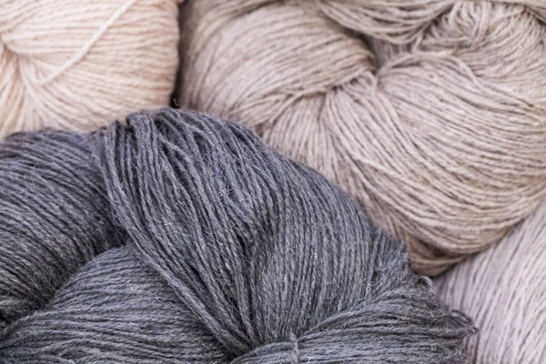 Handmade wool yarn — Stock Photo, Image