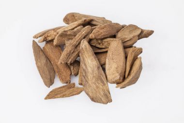 Beyaz izole Agarwood