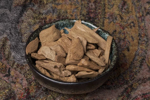 Agarwood tömjén chips — Stock Fotó