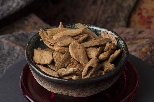 Agarwood incenso chips — Foto Stock