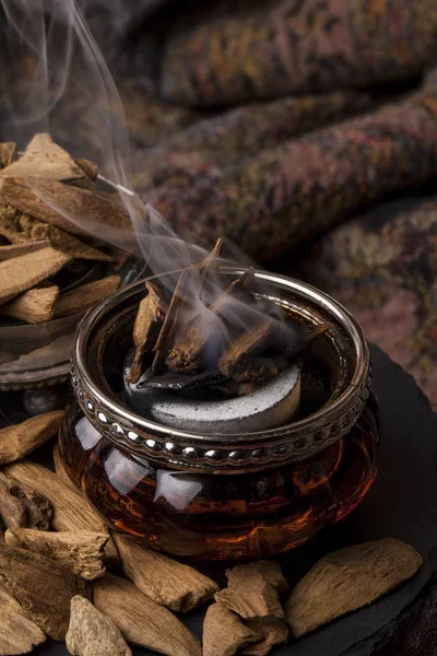 Agarwood incenso chips — Foto Stock