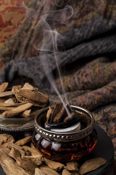 Agarwood incense chips — Stock Photo, Image