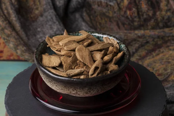Agarwood incenso chips — Foto Stock
