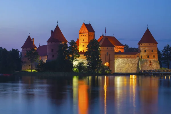 Острів замок Trakai — стокове фото